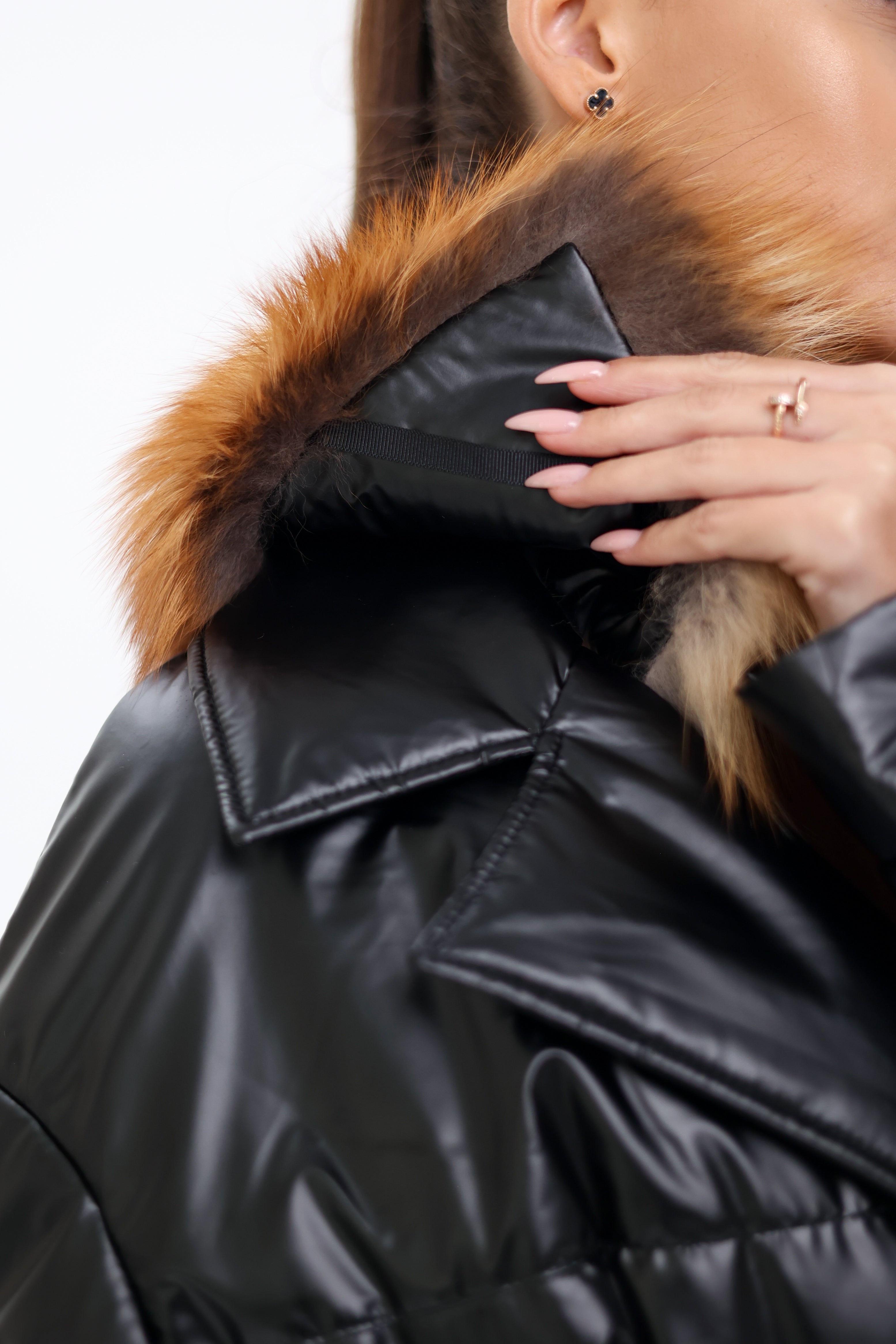 Genuine Gold Fox Fur Freudenberg Comfortemp® Coat - SJB-DIAMOND ELITES