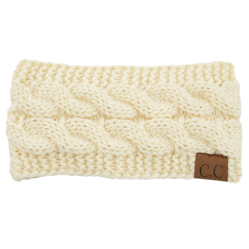 European And American Knitted Hairband Wool Variegated Pi-Mart