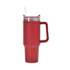 40oz Straw Coffee Insulation Cup With Handle Portable Car Stainless Steel Water Bottle LargeCapacity Travel BPA Free Thermal Mug Pi-Mart