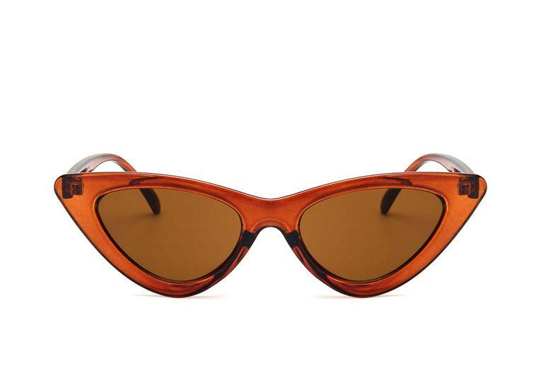 Luxury Modern Cat Eye  Fashion Retro Classic Lady and Woman Sunglasses With Triange Frame  With UV 400 Protection - SJB-DIAMOND ELITES