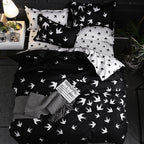 One Piece Set Of Cotton Four-Color Pure Cotton Simple Duvet Cover Bed Sheet Pi-Mart