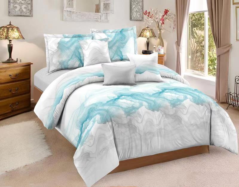 Hot Selling Bedding Abstract Art Ink Quilt Cover Pillow Case No Sheet Set Pi-Mart