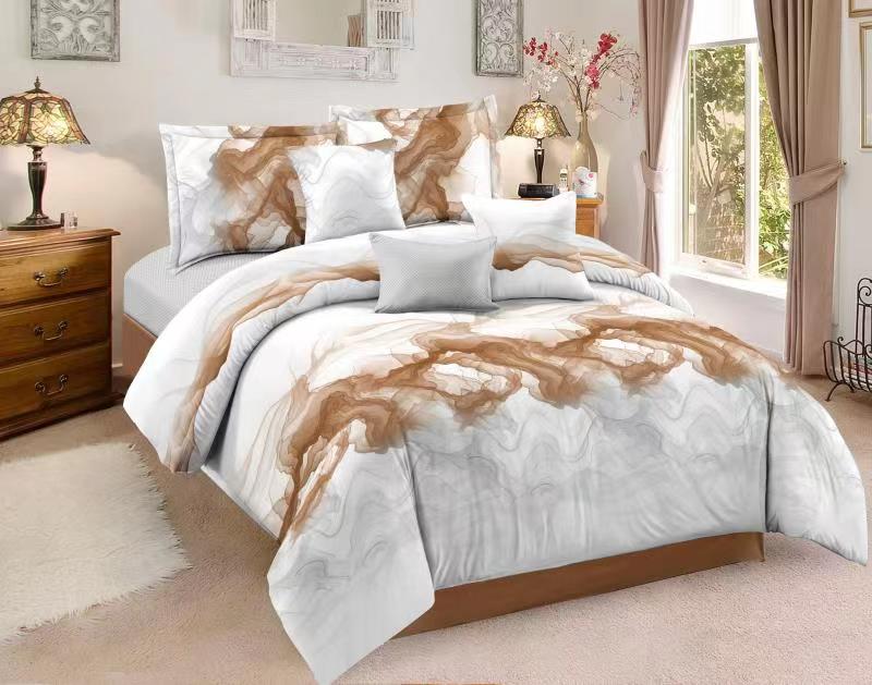 Hot Selling Bedding Abstract Art Ink Quilt Cover Pillow Case No Sheet Set Pi-Mart