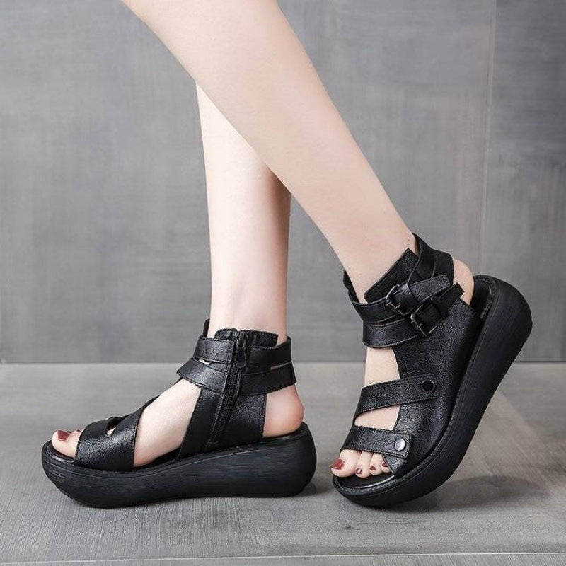 Fish Mouth Beach Shoes Women Summer Sandals Pi-Mart