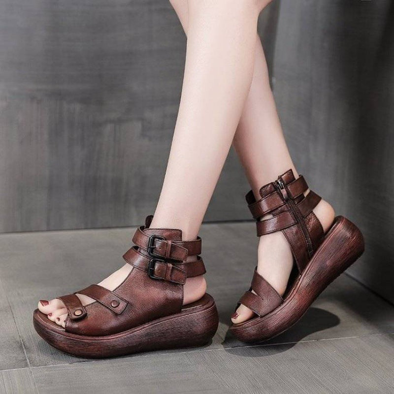 Fish Mouth Beach Shoes Women Summer Sandals Pi-Mart