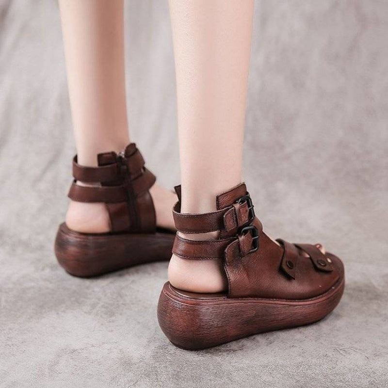 Fish Mouth Beach Shoes Women Summer Sandals Pi-Mart