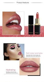 Shiny Metallic Lipstick Pearlescent Color Temperature Change Lipstick Gilt Lipstick Pi-Mart