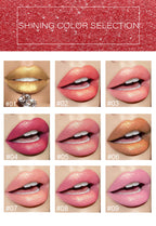 Shiny Metallic Lipstick Pearlescent Color Temperature Change Lipstick Gilt Lipstick Pi-Mart