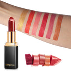 Shiny Metallic Lipstick Pearlescent Color Temperature Change Lipstick Gilt Lipstick Pi-Mart