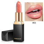 Shiny Metallic Lipstick Pearlescent Color Temperature Change Lipstick Gilt Lipstick Pi-Mart