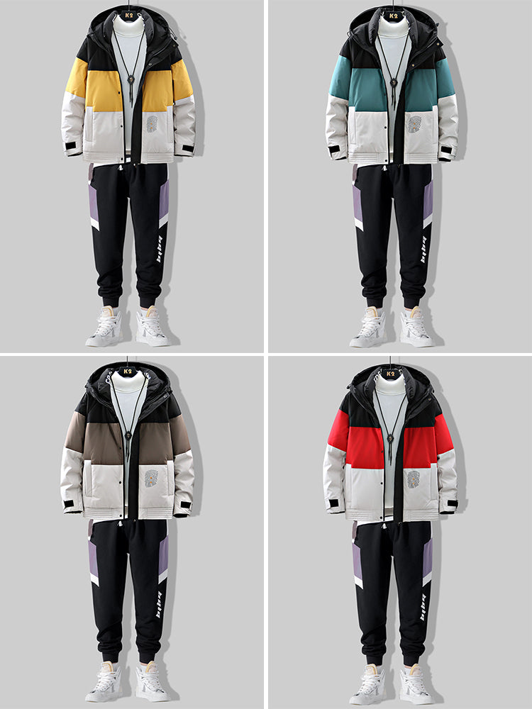 Men's down jacket short trendy brand Pi-Mart