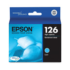 Epson T126220 (126) DURABrite Ultra High-Yield Ink, Cyan