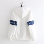 Sweater Girl Student Autumn And Winter Girl Plus Fleece Jacket College Style Pi-Mart