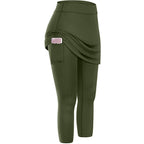 Casual Pocket Sports Fitness Running Yoga Tennis Skirt Pi-Mart
