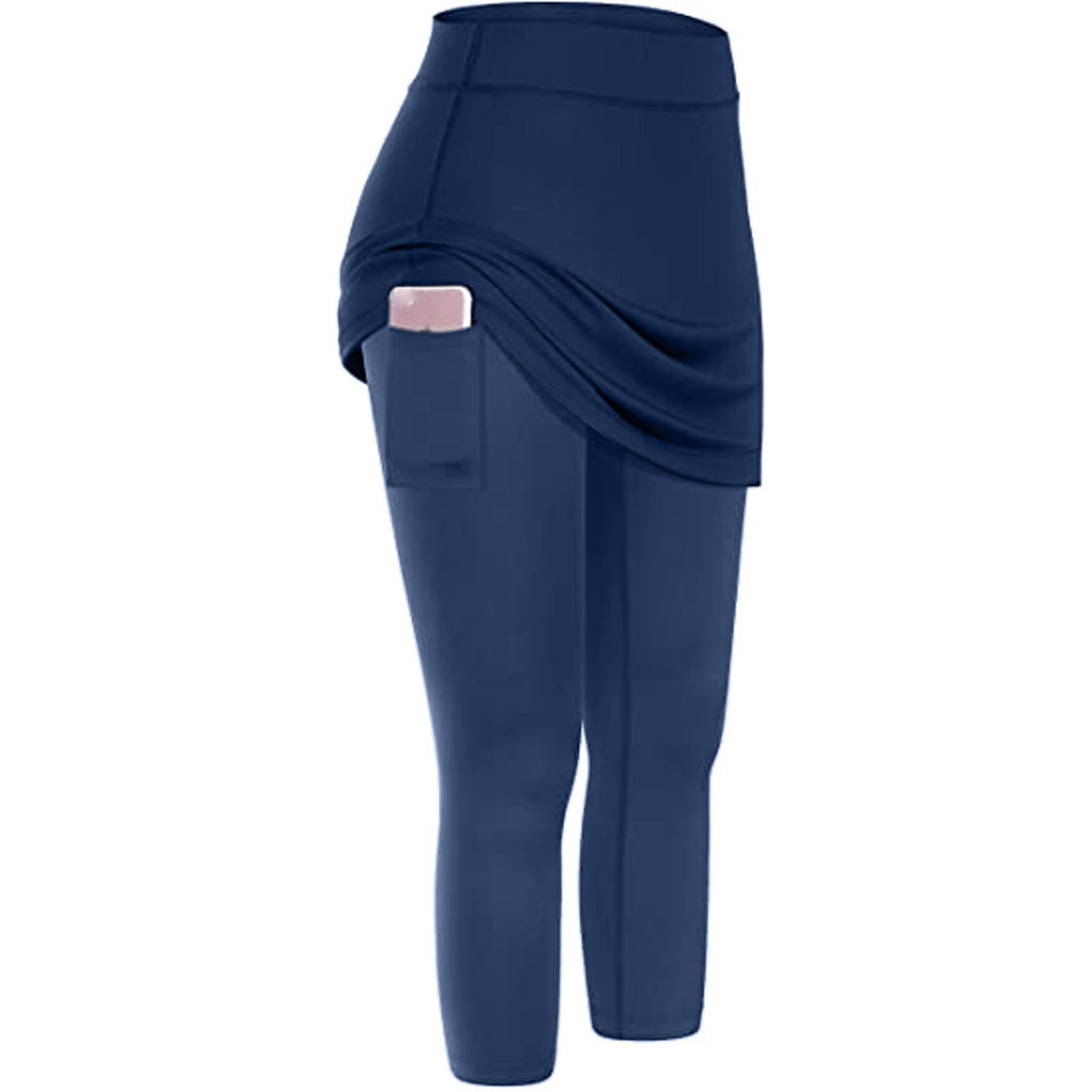 Casual Pocket Sports Fitness Running Yoga Tennis Skirt Pi-Mart