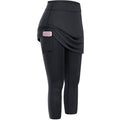 Casual Pocket Sports Fitness Running Yoga Tennis Skirt Pi-Mart