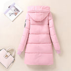 Slim Thick Warmth Middle And High School Students Middle And Long Padded Jacket Female Down Padded Jacket