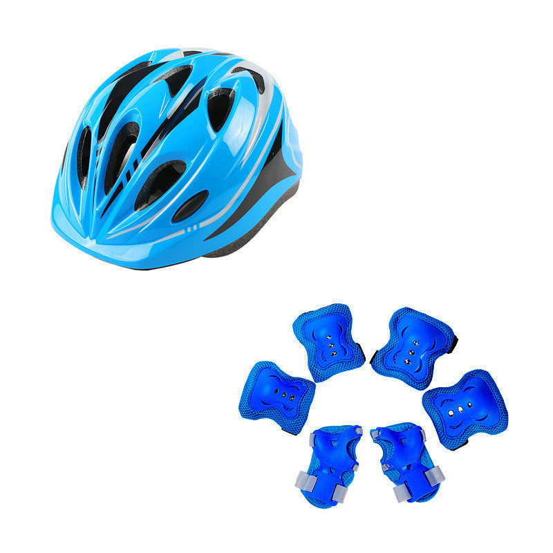 Children's roller skating helmet skating roller skating skates skateboard bike riding size adjustable sports cap Lootquake LLC
