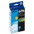 Replacement T676XL220 Cyan Ink Cartridge for Epson WP-4520 / WP-4533 / WP-4010 Printer Models