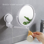 Punch-Free Wall Hanging Rotating Makeup Mirror Pi-Mart