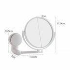 Punch-Free Wall Hanging Rotating Makeup Mirror Pi-Mart