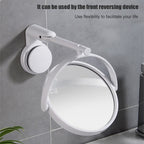 Punch-Free Wall Hanging Rotating Makeup Mirror Pi-Mart