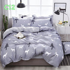 Cute Cartoon Pattern Soft Children'S Single Double Extra Large Quilt Cover And Pillowcase Set Pi-Mart
