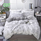 Cute Cartoon Pattern Soft Children'S Single Double Extra Large Quilt Cover And Pillowcase Set Pi-Mart
