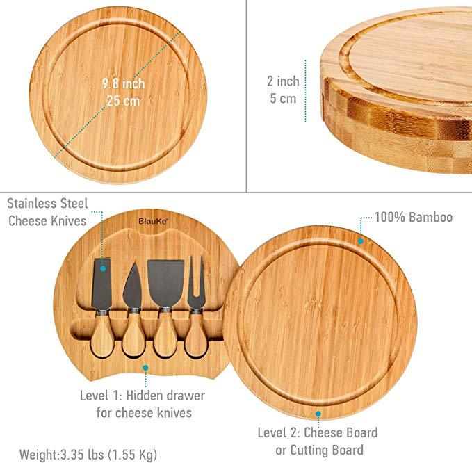 Bamboo Cheese Board Pi-Mart