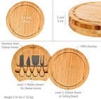 Bamboo Cheese Board Pi-Mart
