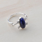 Korea S925 Silver Lady Pinky Index Finger Ring Wedding Ring Ring Pi-Mart