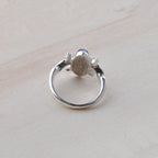Korea S925 Silver Lady Pinky Index Finger Ring Wedding Ring Ring Pi-Mart