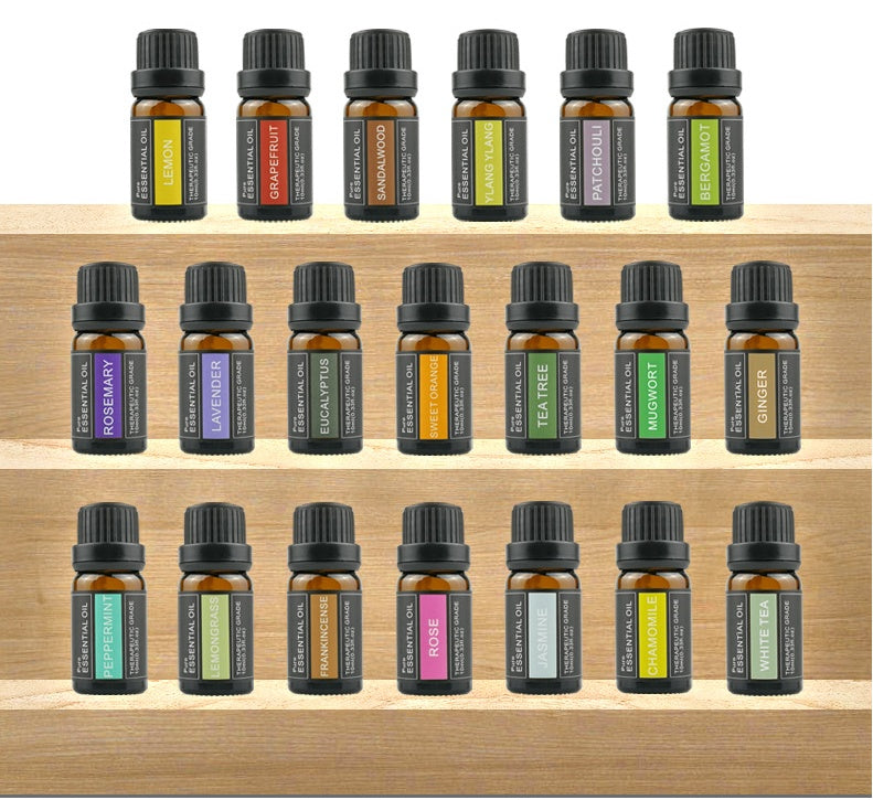 Aromatherapy Candle, Essential Oil, Ginger, Wormwood, Rose Sandalwood Essential Oil, Fragrant, Single Plant Oil, Fragrance Box. Lootquake LLC
