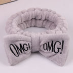 Plush Hair Band Headband Cute Bow Pi-Mart