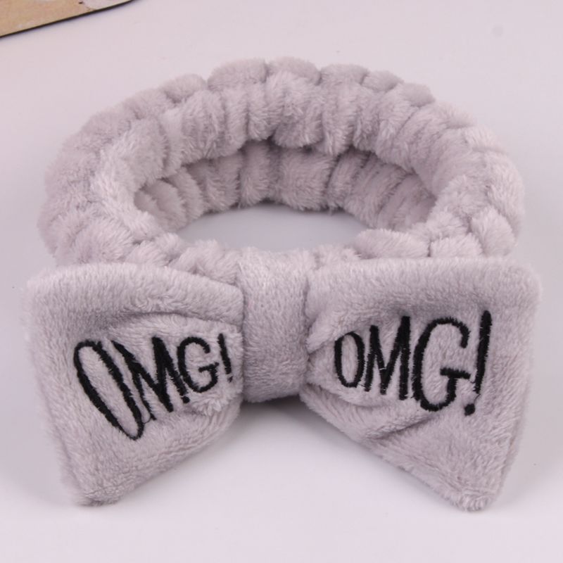 Plush Hair Band Headband Cute Bow Pi-Mart