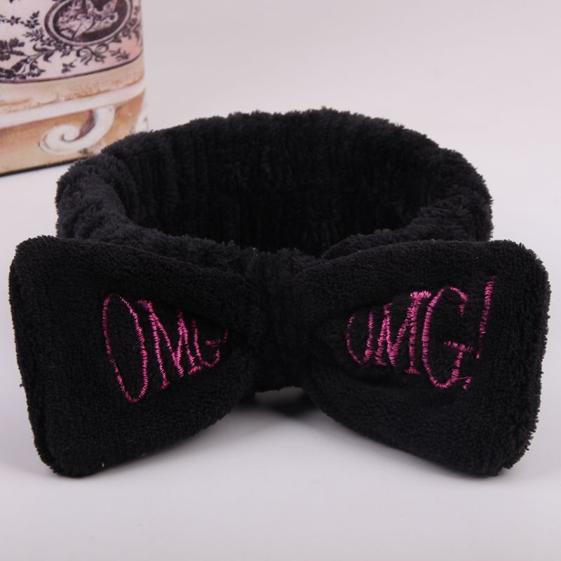 Plush Hair Band Headband Cute Bow Pi-Mart