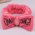 Plush Hair Band Headband Cute Bow Pi-Mart