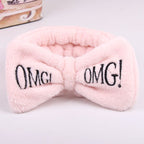 Plush Hair Band Headband Cute Bow Pi-Mart