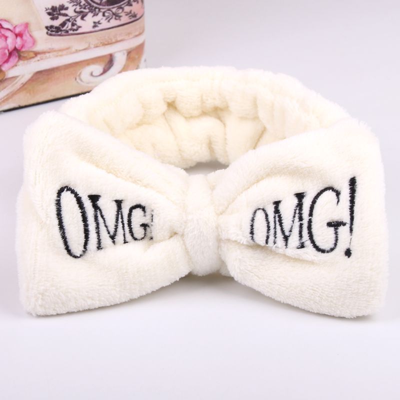 Plush Hair Band Headband Cute Bow Pi-Mart
