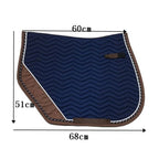 Cotton Composite Saddle Horse Saddle Pad Blue Saddle Pads For Horse Lootquake LLC