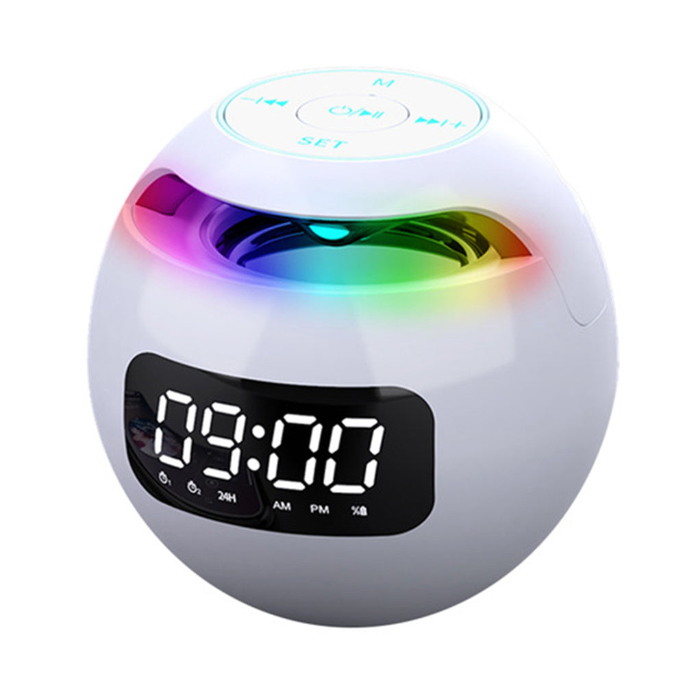 New Portable Wireless Alarm Clock Bluetooth Speaker Pi-Mart