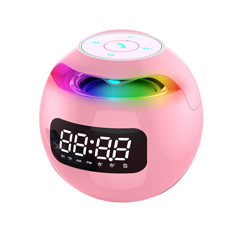 New Portable Wireless Alarm Clock Bluetooth Speaker Pi-Mart