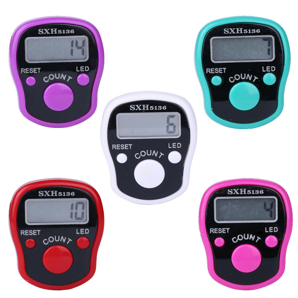 Tally Counter Finger Counter Ring Electronic Counter Led Luminous Counter Pi-Mart