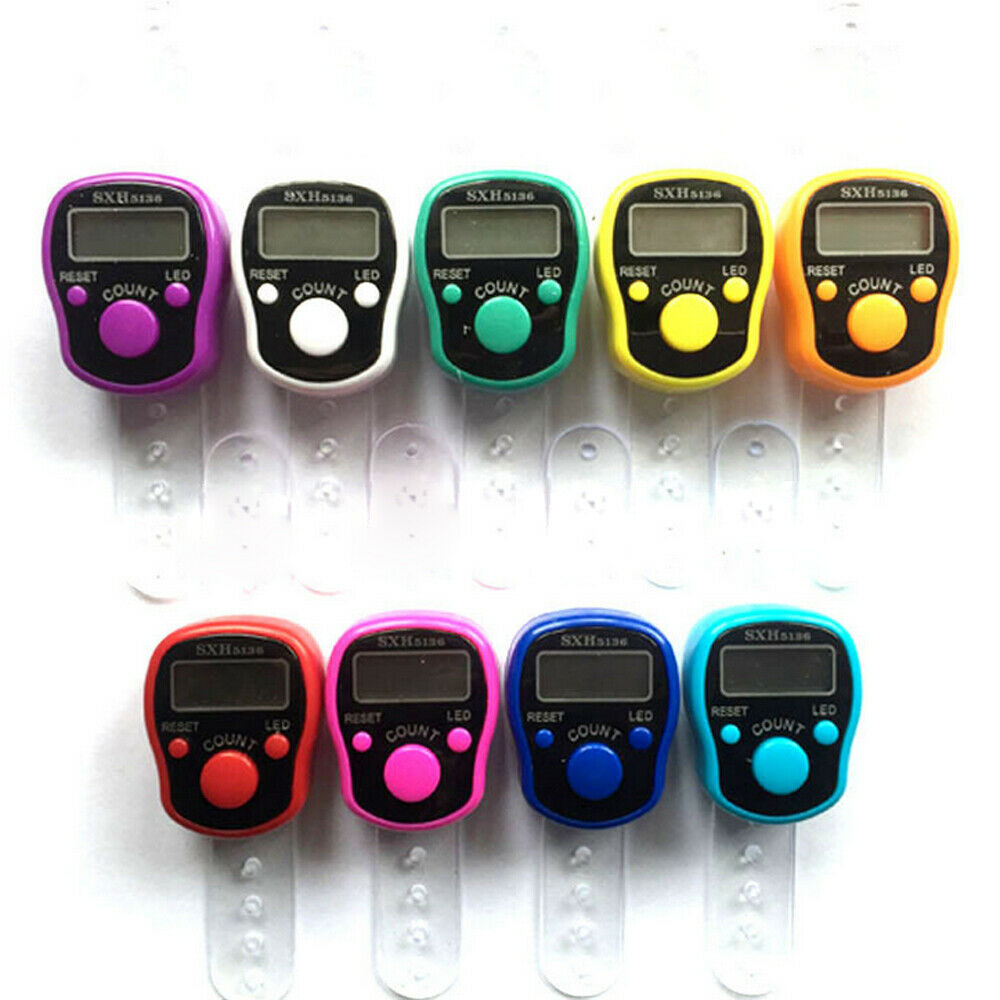Tally Counter Finger Counter Ring Electronic Counter Led Luminous Counter Pi-Mart