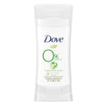 Dove 0% Aluminum Antiperspirant Deodorant Stick, Cucumber and Green Tea, 2.6 oz