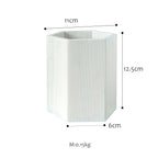 SWEETGO Straw Holder Cake Table Decoration Makeup Brush Storage Flowers Vase Background Scenery Props Lollipop Wood Pot