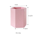 SWEETGO Straw Holder Cake Table Decoration Makeup Brush Storage Flowers Vase Background Scenery Props Lollipop Wood Pot