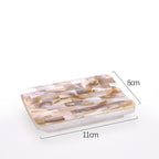 Light Luxury Shell Bathroom Decoration Accessories Toothbrush Holder Soap Dispenser Lotion Bottle Bathroom Supplies Wash Set 5.0