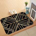 Marble Coral Velvet Door Mat Floor Mat Bathroom Anti-Skid Pi-Mart