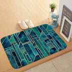 Marble Coral Velvet Door Mat Floor Mat Bathroom Anti-Skid Pi-Mart